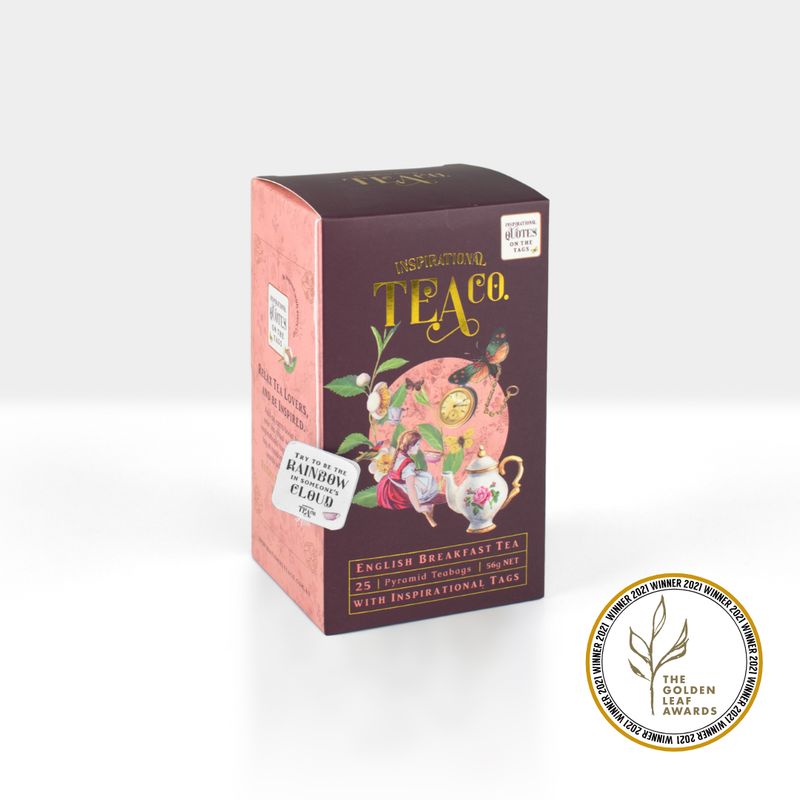 Pyramid Teabags with Inspirational Tags 15pk English Breakfast