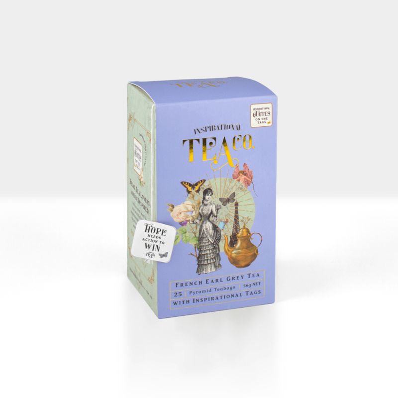 Pyramid Teabags with Inspirational Tags 15pk French Earl Grey