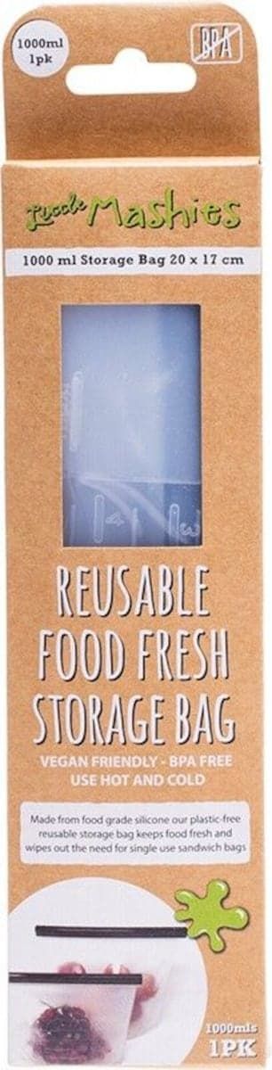 Reusable Food Storage Bag Silicone 1000ml
