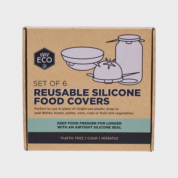 Reusable Silicone Food Covers Set of 6
