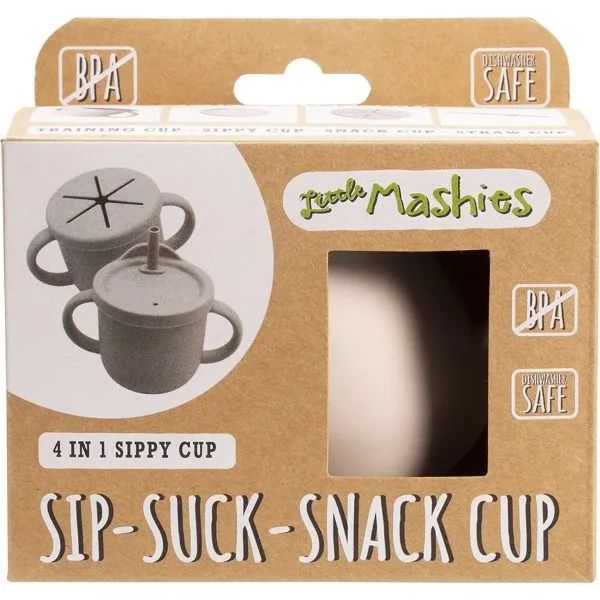 Silicone Sippy Cup 4-in1 Convertible