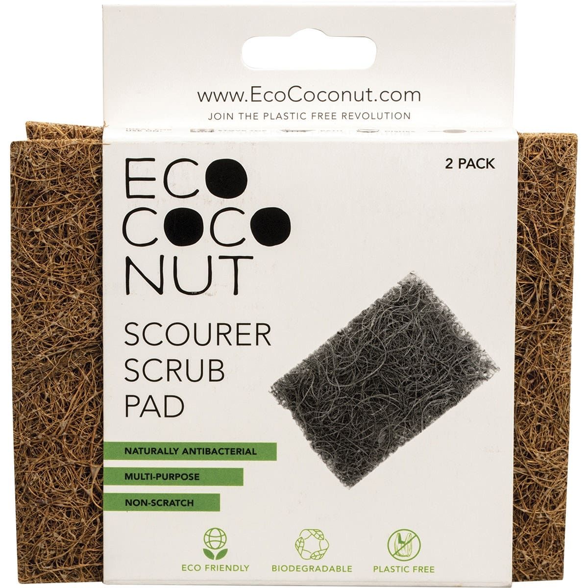 Scourer Scrub Pad pk 2
