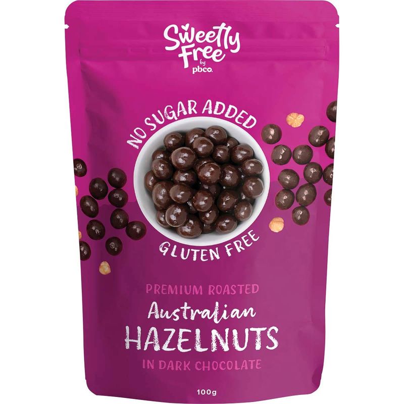 Sweetly Free Hazelnuts Dark Chocolate  110g