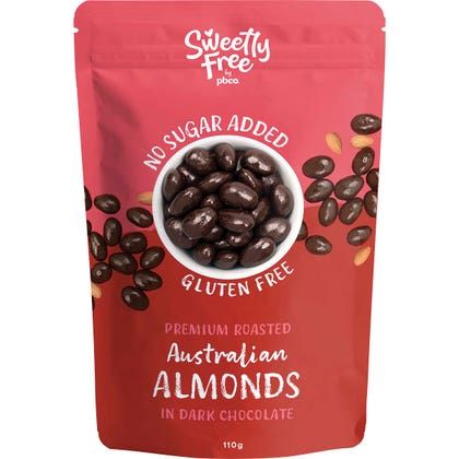Sweetly Free Almonds Dark Chocolate  110g