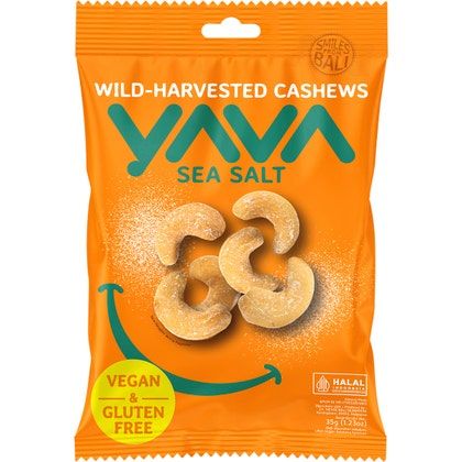 Wild Harvested Cashews Sea Salt 35g
