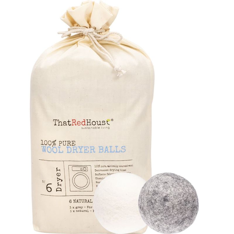 Wool Dryer Balls 100% Pure Pack of 6