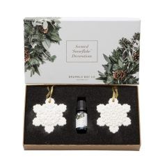 Scented Snowflake Decorations with Christmas Fragrant Oil