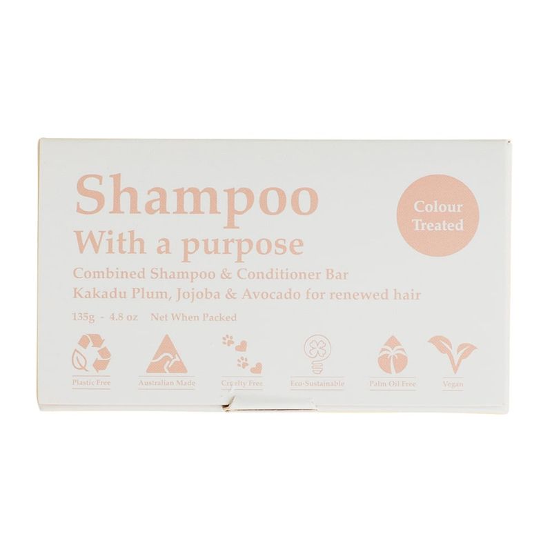 Shampoo &amp; Conditioner Bar - For Colour Treated Hair - 135g