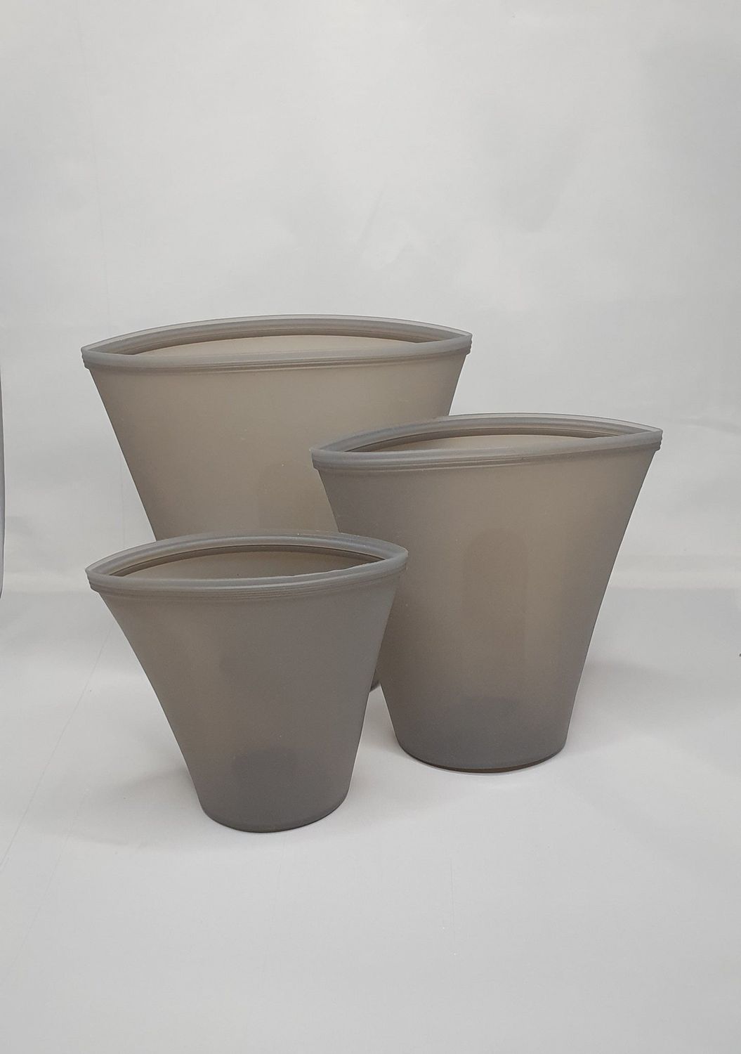 Stand Up Silicone Food Bag Tall (3 pack)