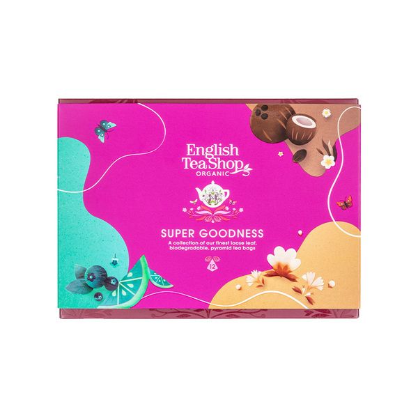 Super Goodness Prism Collection - 12 Pyramid Tea Bags