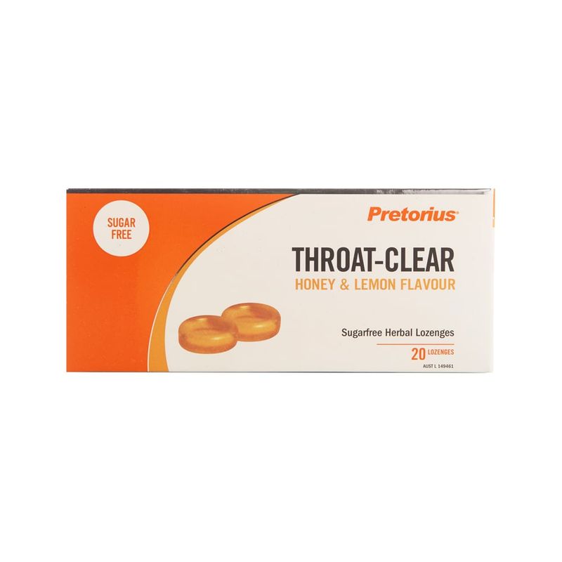 Throat-Clear 20L Honey and Lemon