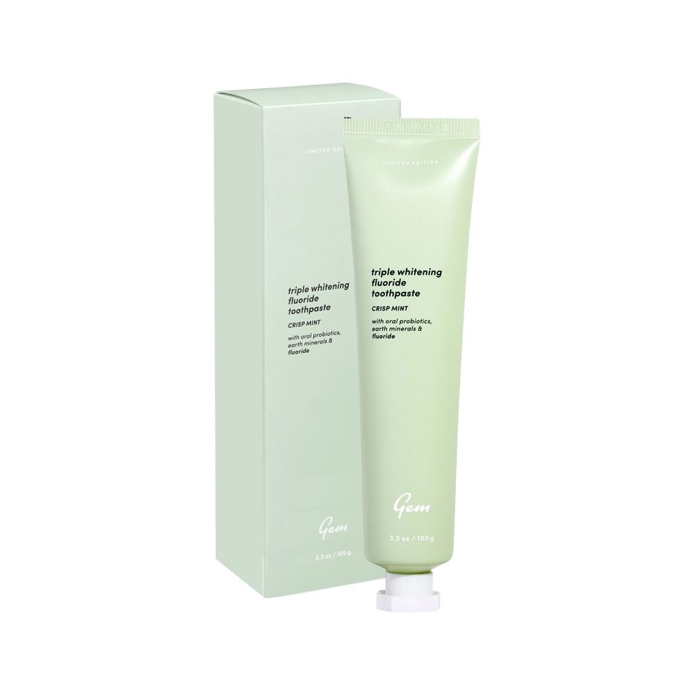 Triple Whitening Fluoride Toothpaste Crisp Mint 100g