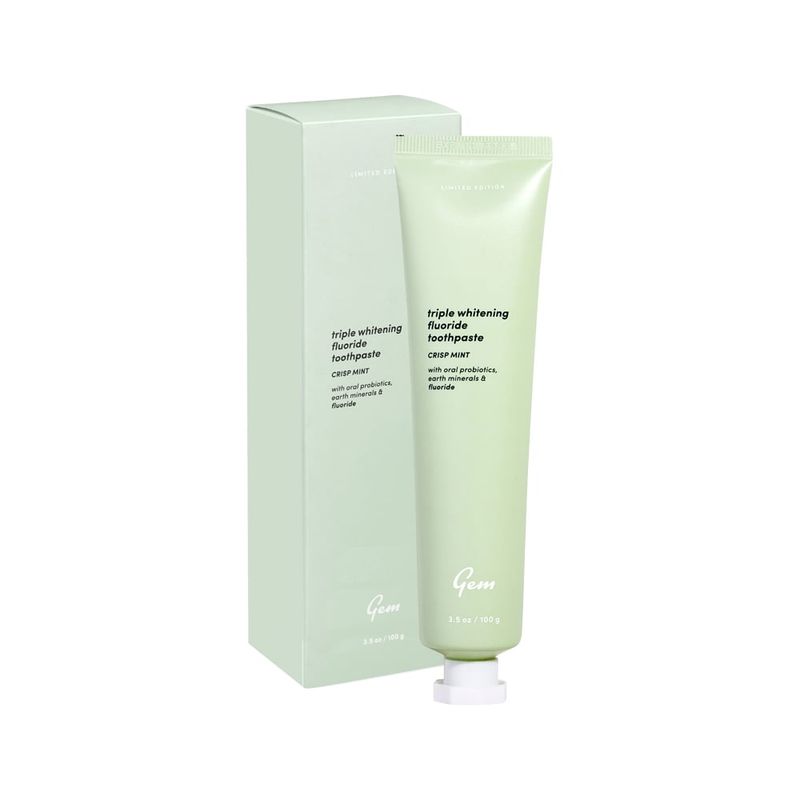 Triple Whitening Fluoride Toothpaste Crisp Mint 100g