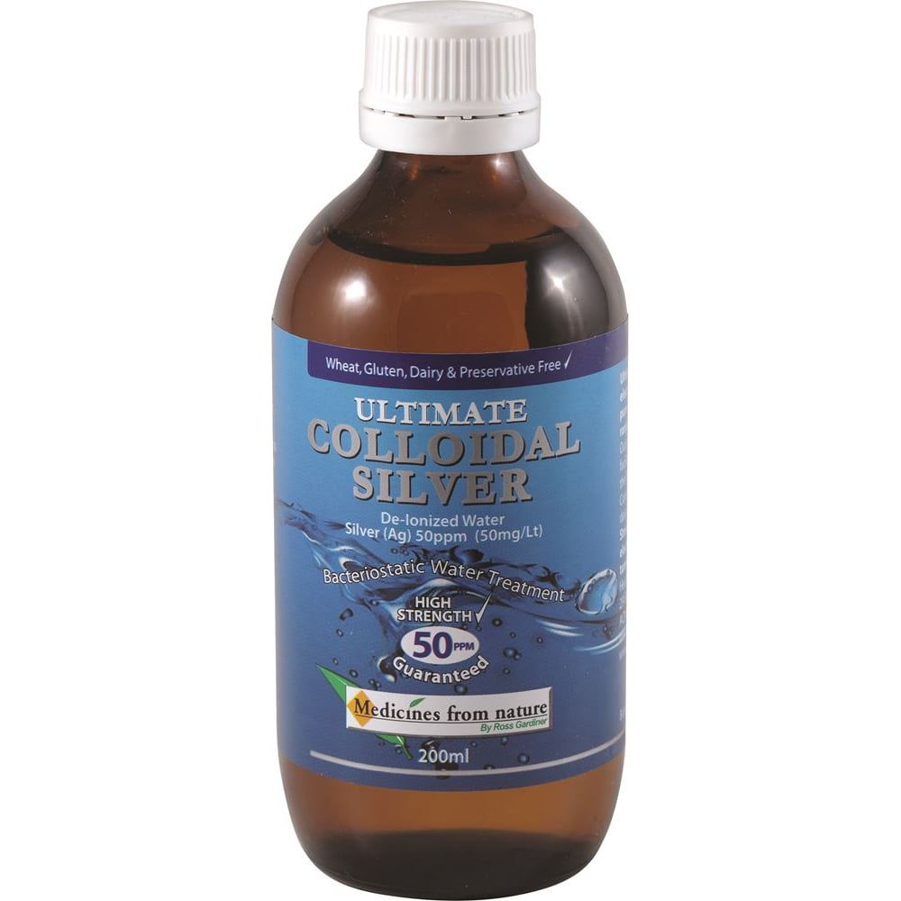 Ultimate Colloidal Silver 50ppm, Size: 200ml