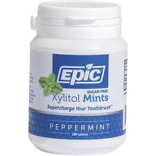 Xylitol Dental Mints Peppermint 180pc Tub