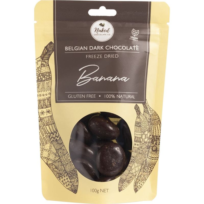 Freeze Dried Bananas in Dark Choc 100g