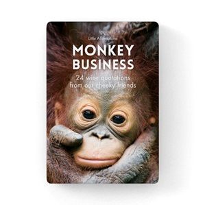 Monkey Business Affirmation Cards