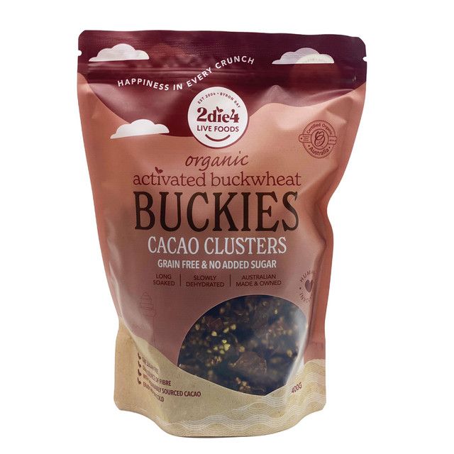 Activated Organic Buckies - Cacao Clusters 400g
