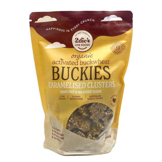 Activated Organic Buckies - Caramelised Clusters 400g