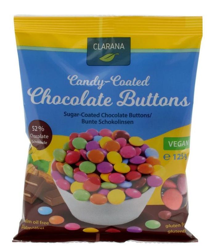 Candy Coated Choc Buttons 125g