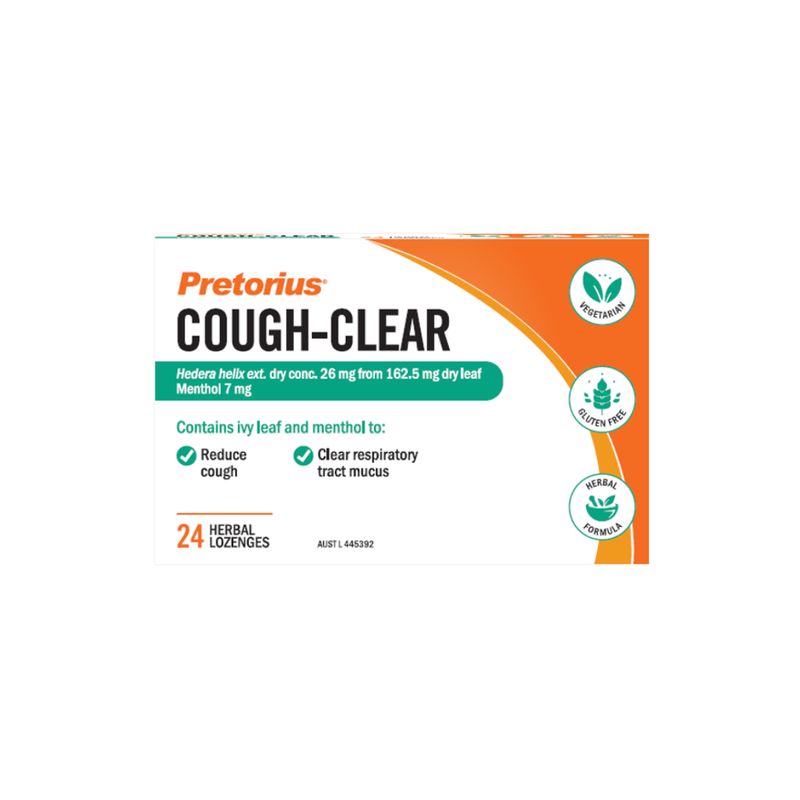 Cough Clear Clear Ivy Leaf Extract &amp; Menthol 24pk