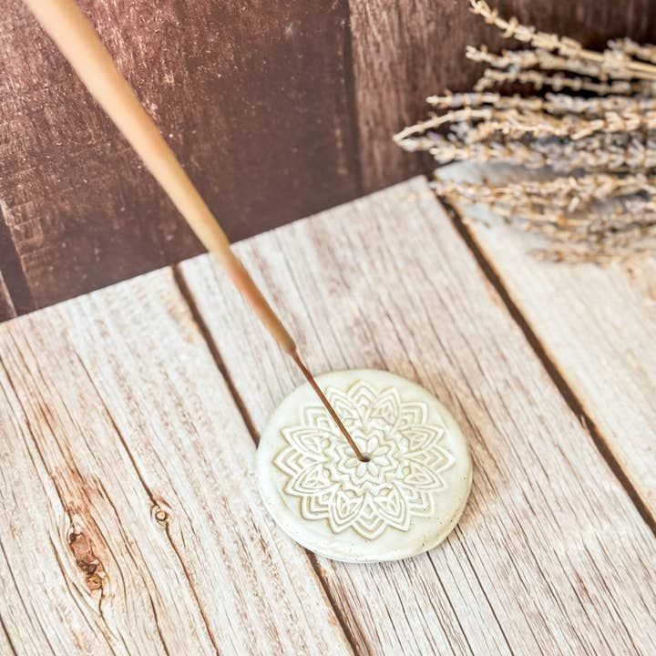 Handmade Incense Holder - Mandala Design
