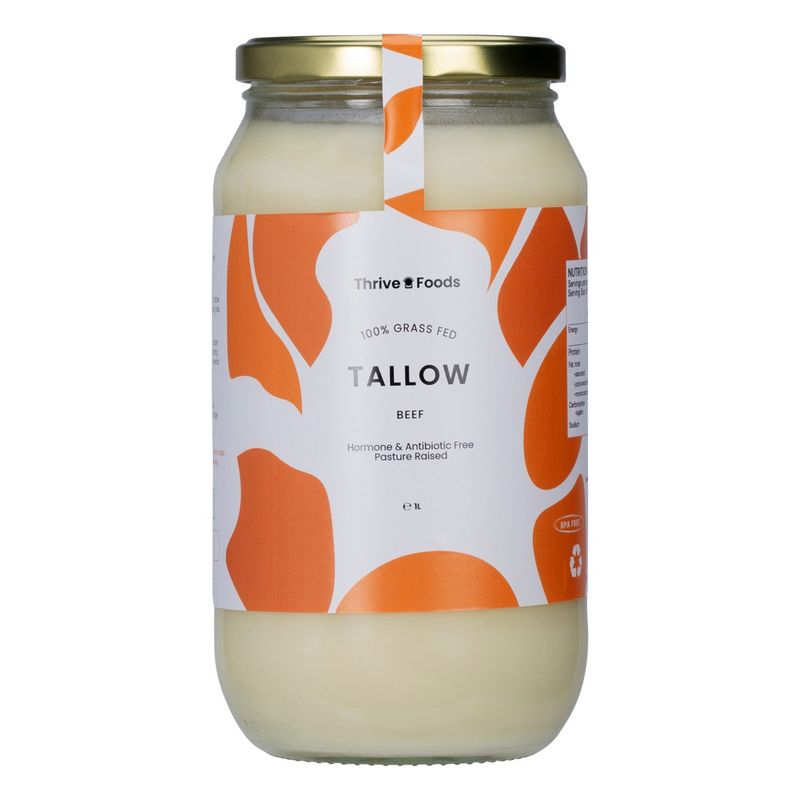 100% Grass Fed Tallow 1L