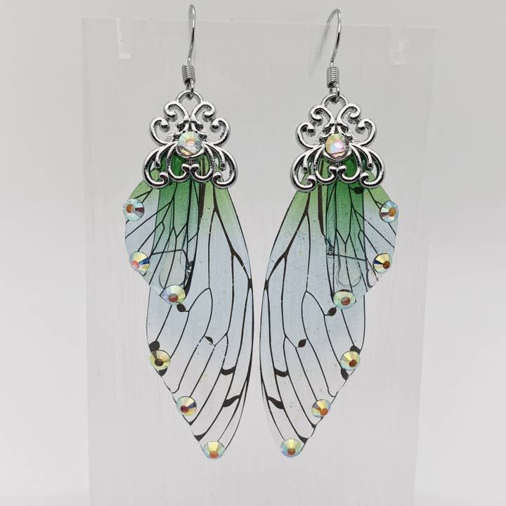 Handmade Fairy Wings Earrings - Butterfly Wing