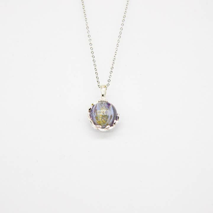 Gift Box - Aroma Necklace - Murana Plant + Purity Oil Blend, Colour: Lunar Lavender