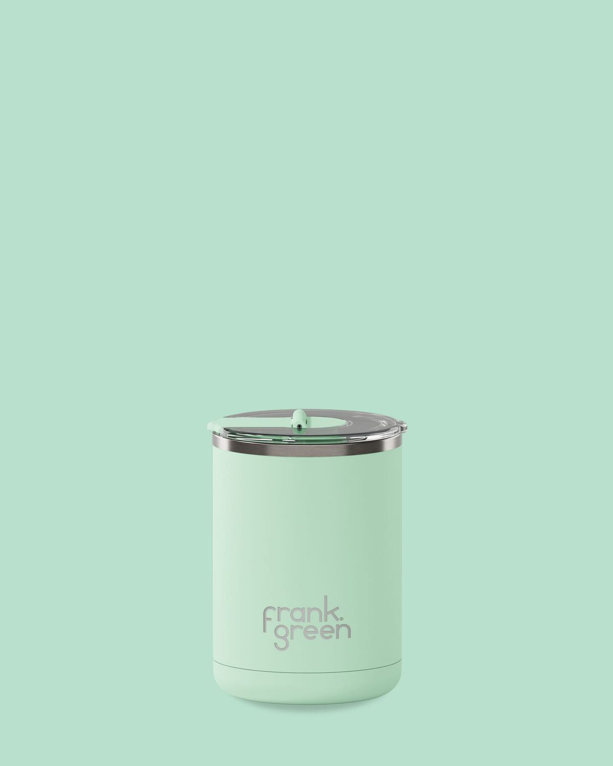 12oz Ceramic Coffee Cup with Hinged Lid - Mint Gelato