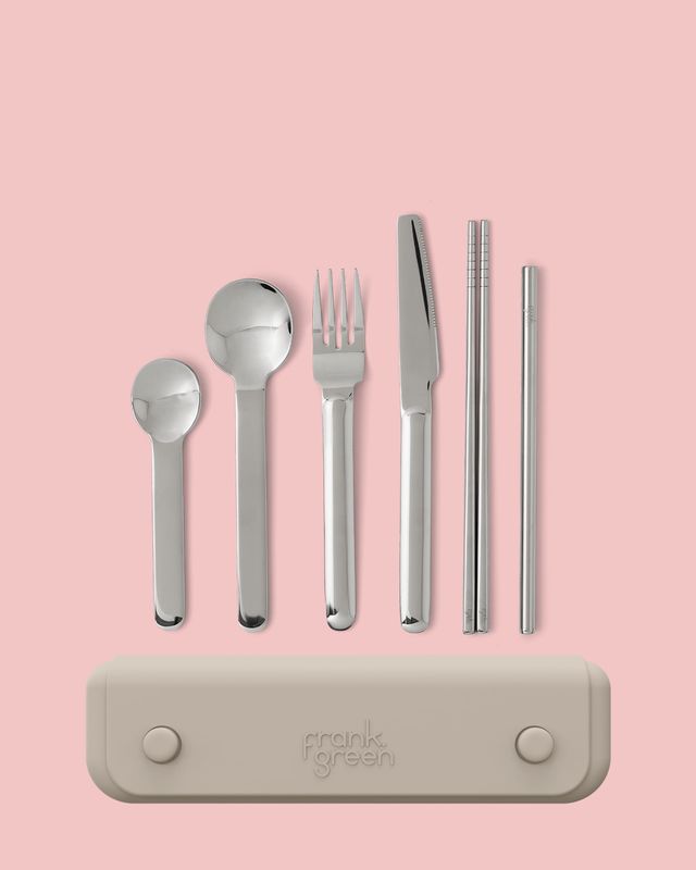 6pc Cutlery Set with Pouch - Moon Dust
