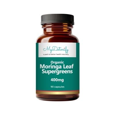 Organic Moringa Leaf Supergreens 400mg