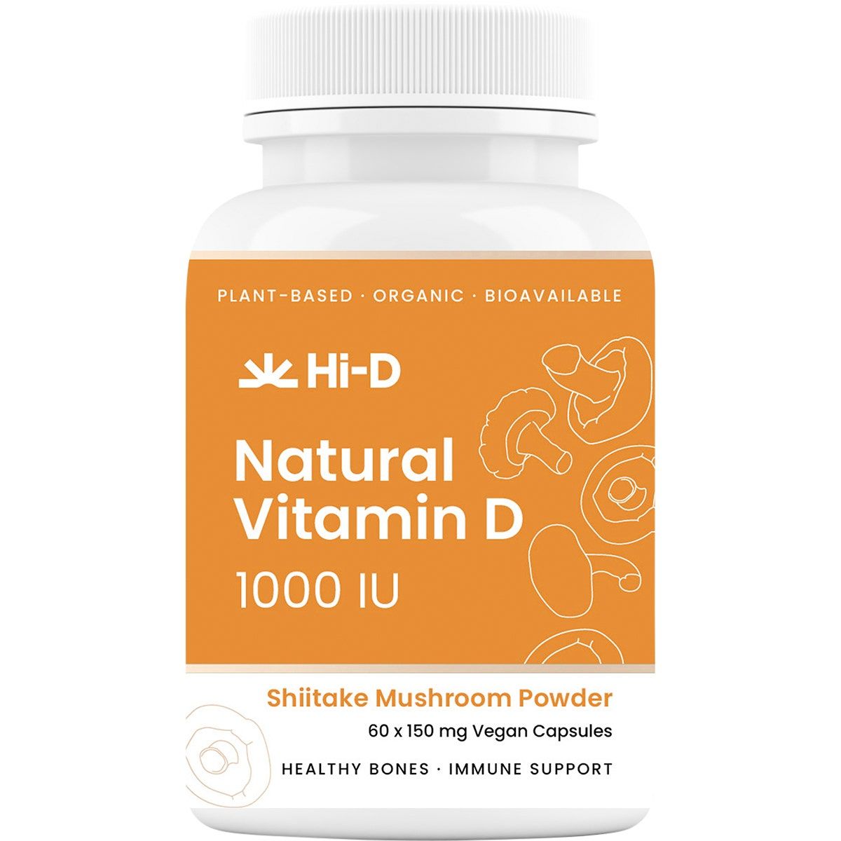 Natural Vitamin D 1000 IU 60 Caps