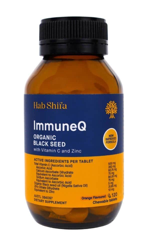 Immune Q w Vitamin C &amp; Zinc 120c