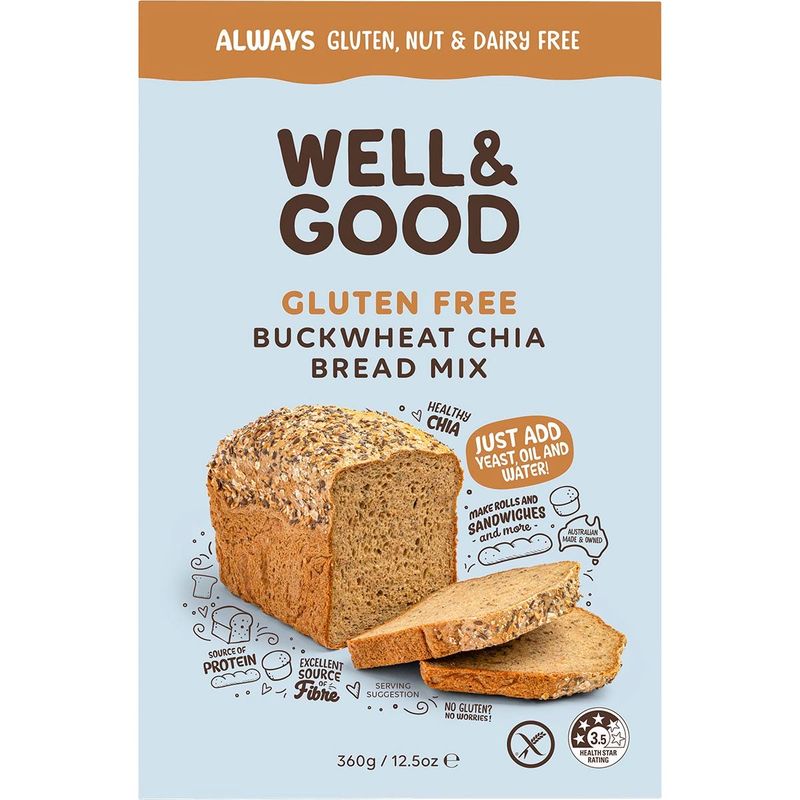 Buckwheat &amp; Chia Bread Mix 360g