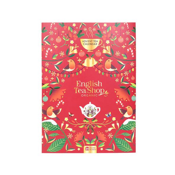 Advent Tea Calendar - Sachet Book Red - 24 Sachets