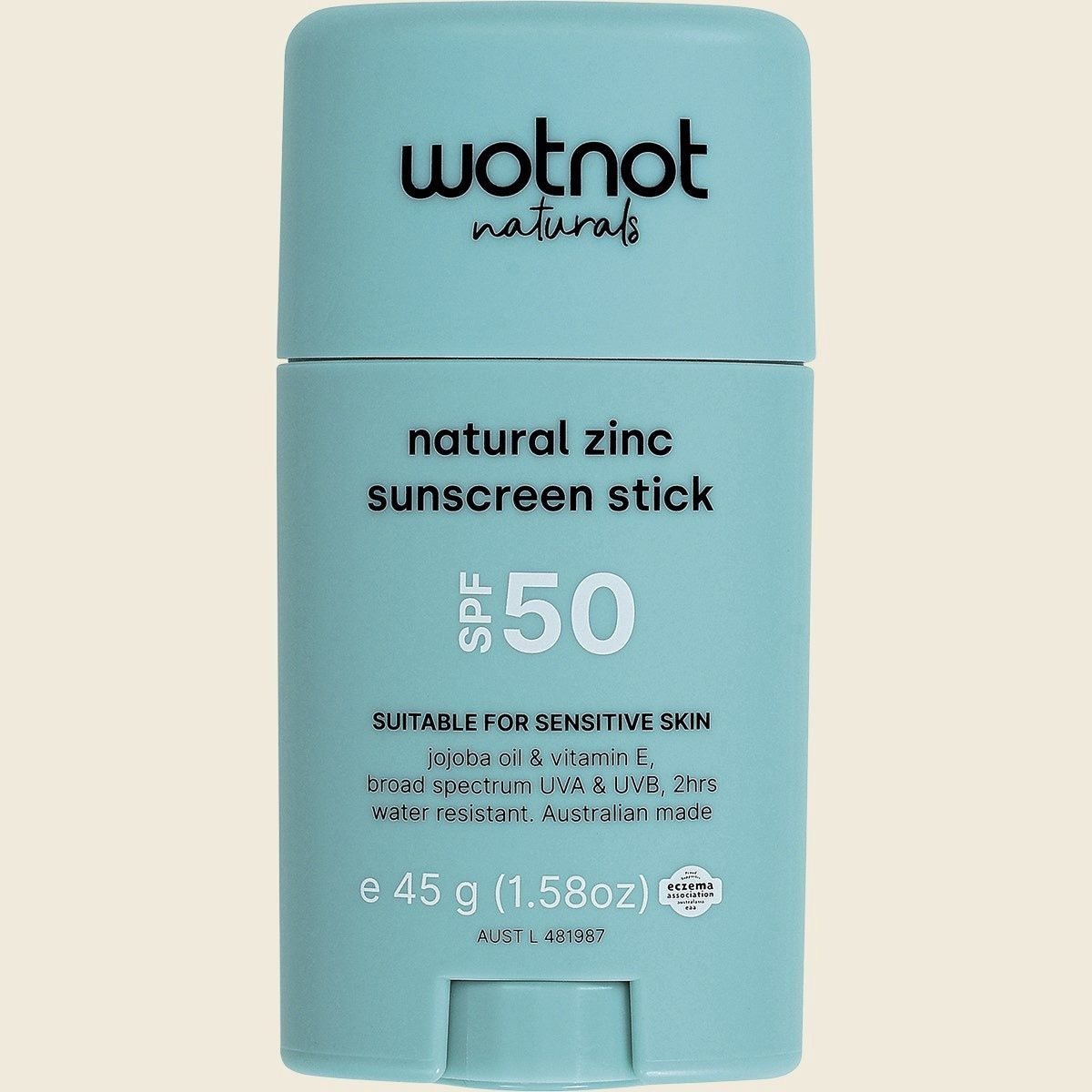 Natural Zinc Sunscreen Stick SPF 50 45g