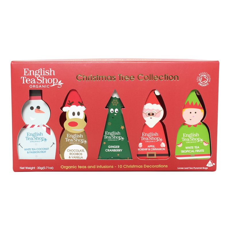 Organic Christmas Characters Pyramid Teabags
