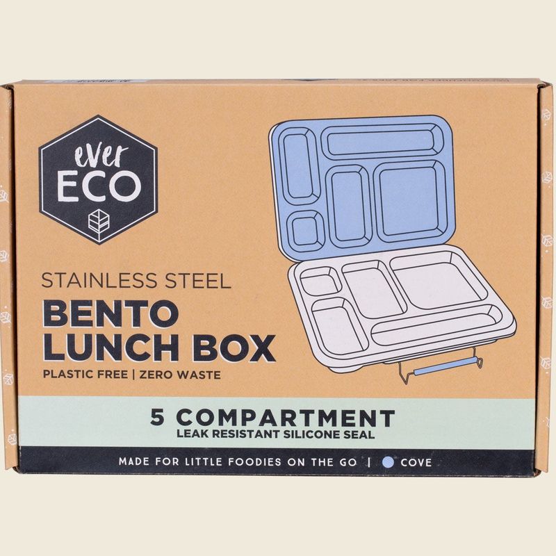 Stainless Steel 5 Compartment Bento Lunch Box