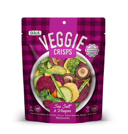 Veggie Crisps Salt &amp; Vinegar 90g