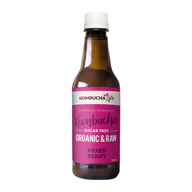 Kombucha - Organic &amp; Raw Mixed Berry 350ml