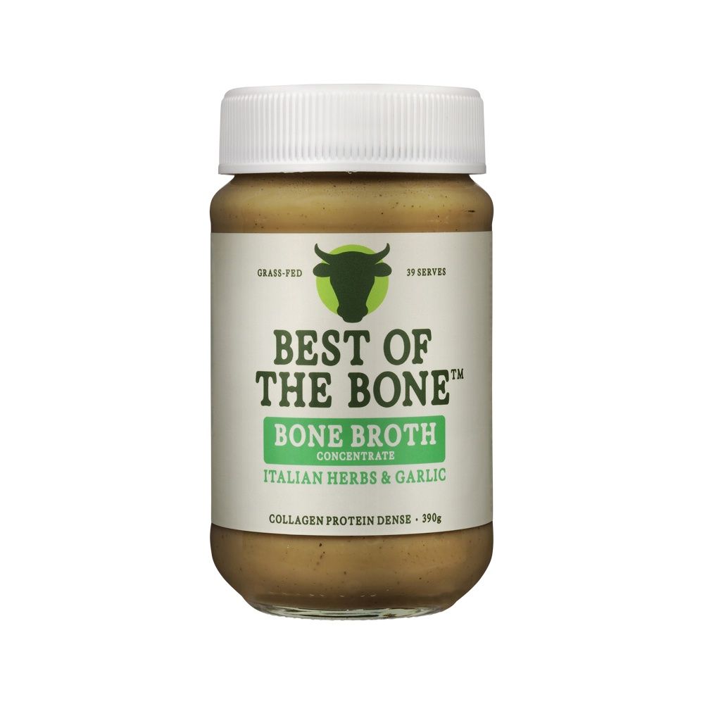 Bone Broth Italian Herbs &amp; Garlic 390g