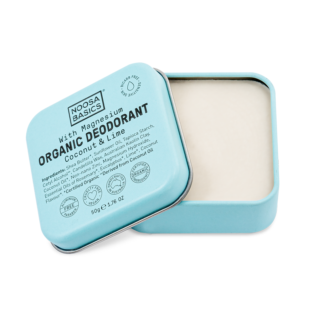 Deodorant Tin 50g, Scent: Coconut &amp; Lime with Magnesium