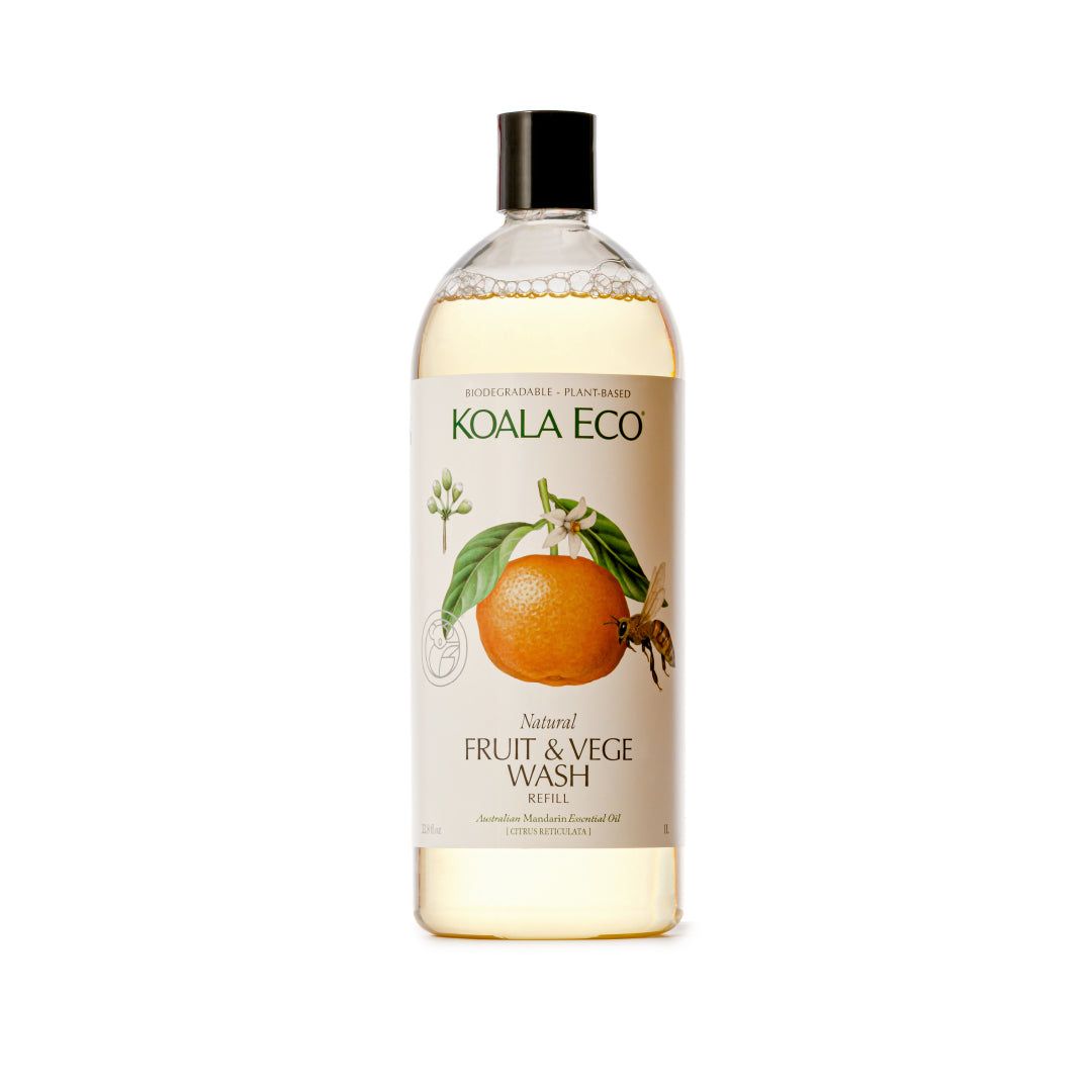Fruit and Vegetable Wash Mandarin Essential Oil, Size: 1L Refill