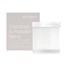 Naturals Candle 400g, Scent: Coconut &amp; Passion Berry