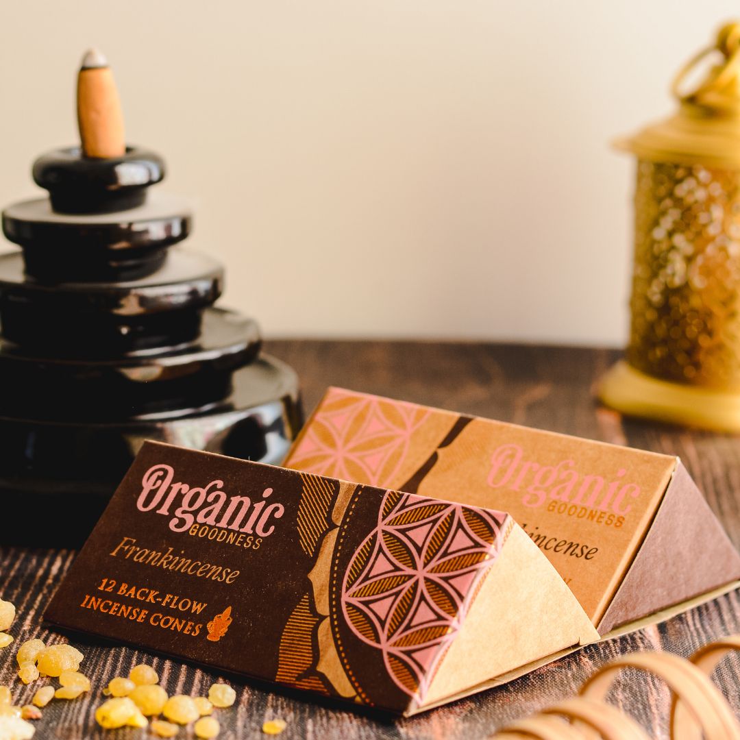 Backflow Incense Cones x 12 cones, Scent: Frankincense