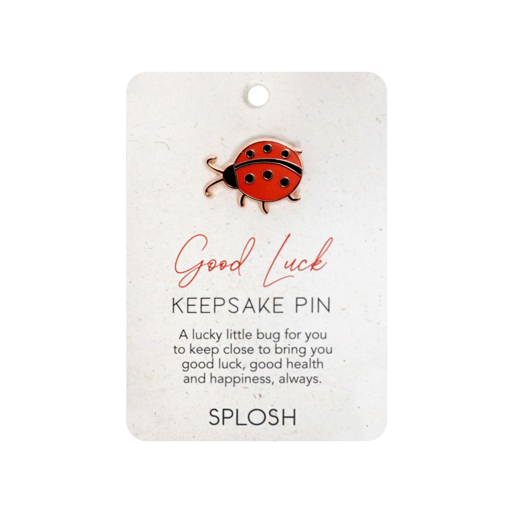 Keepsake Pin Set, Design: Good Luck