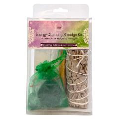Smudge Stick Energy Cleansing Kit, Colour: Fluorite