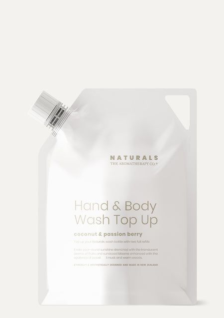 Naturals Hand and Body Wash Refill 800ml, Scent: Coconut &amp; Passion Berry
