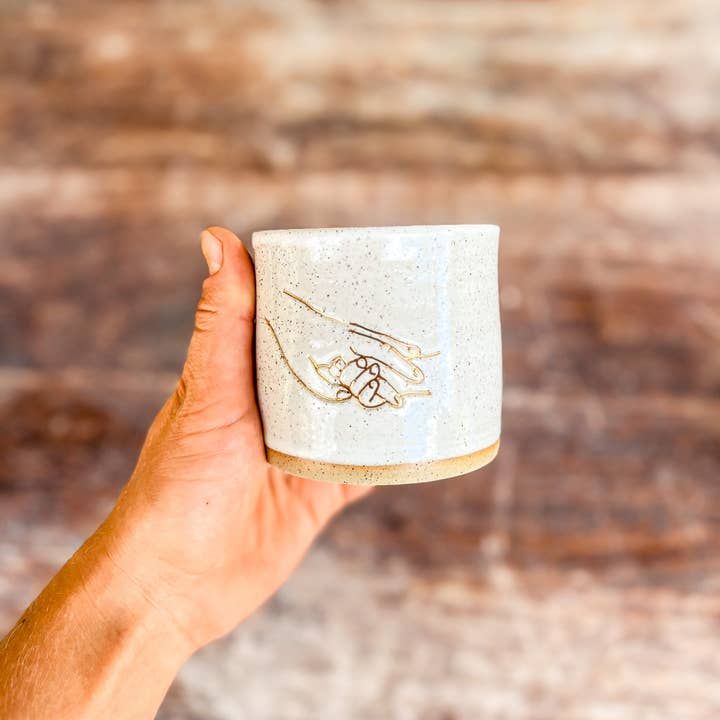 Ceramic Mugs, Design: Baby Holding Finger